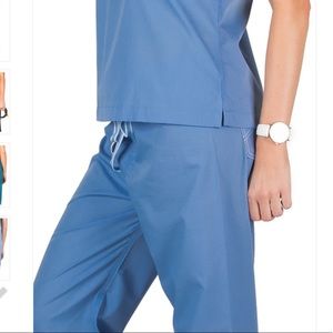 Blue sky scrub pants